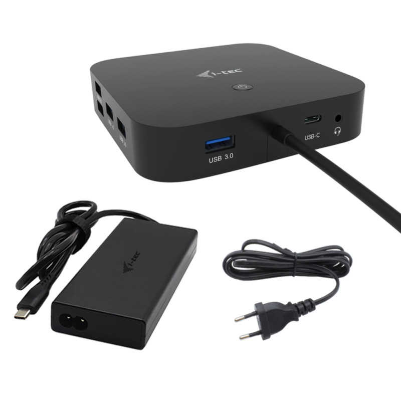I-tec USB-C trīskāršā dokstacija 1x HDMI