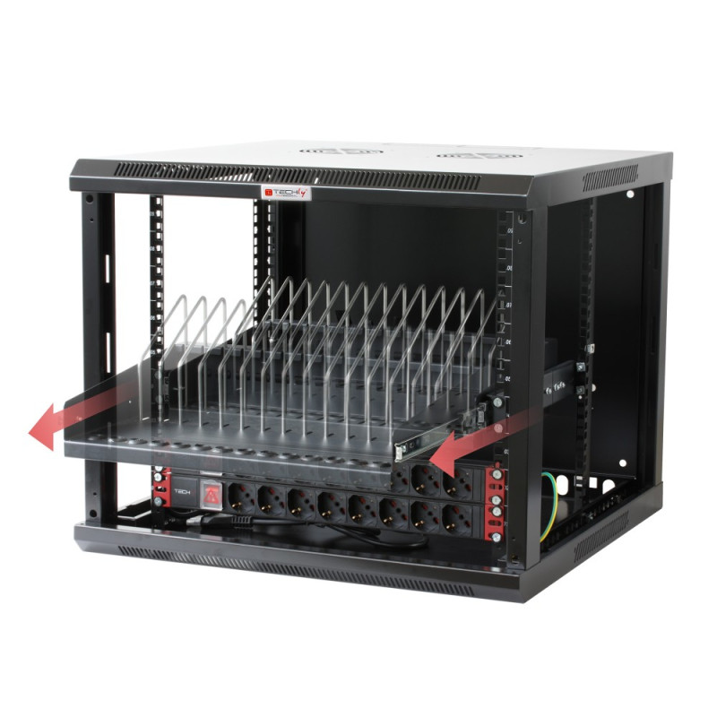 Techly 107753 Półka 1U rack 19"