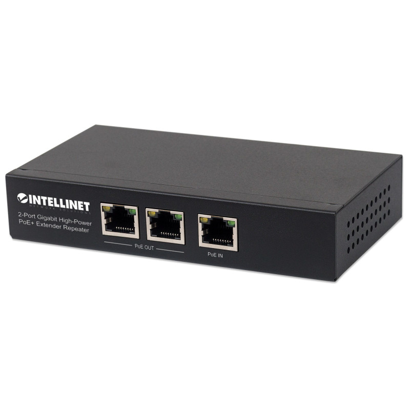 Intellinet 561266 Extender/ Regenerator PoE+ 2-portowy
