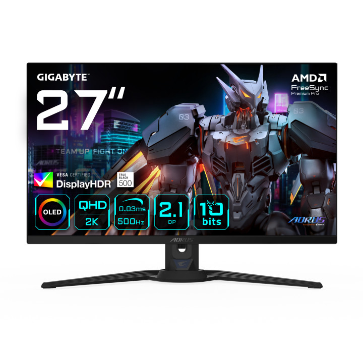 Gigabaitas FO27Q5P - 500Hz | QHD | QD OLED | 27''