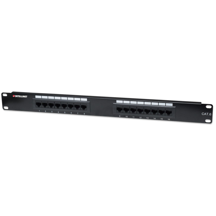 Intellinet 519526 Patch paneel UTP Cat6 1U 16-portowy