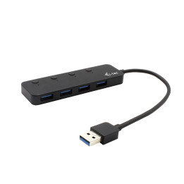 i-tec USB 3.0 Metal HUB 4 porti USB 5 Gbps z wyłącznikami