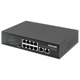 Intellinet 561402 jungiklis Gigabit 8x RJ45 PoE+, 2x RJ45 Uplink