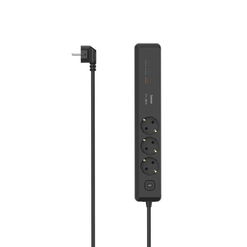 Hama 3 gniazda SCHUKO, 1,4M
