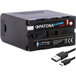 Patona PT1377 Battery Sony NP-F970/F960/F950 10500mAh Li-Ion Platinum USB-C with PD36
