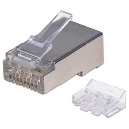 Intellinet 790505 Wtyk RJ45 Cat6a STP, su jungtimi, 50szt