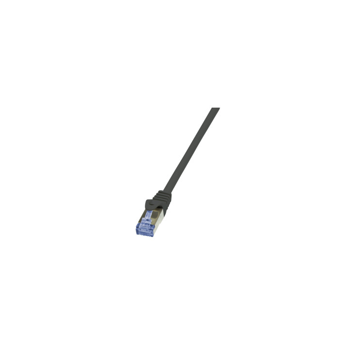 LogiLink kat.6a S/FTP 7,5 m czarny CQ4083S