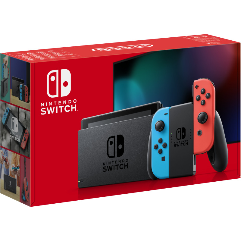 Nintendo Switch + Joy-Con Neon Blue&Red