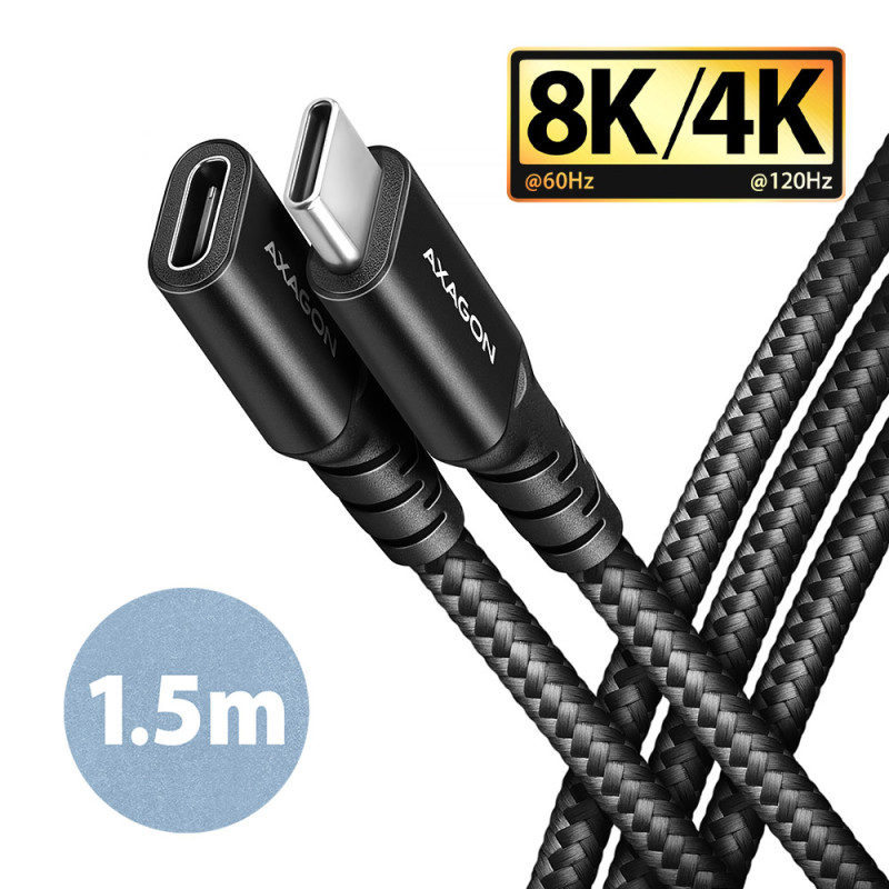 Kabel przedłużacz USB-CM — USB-CF 3