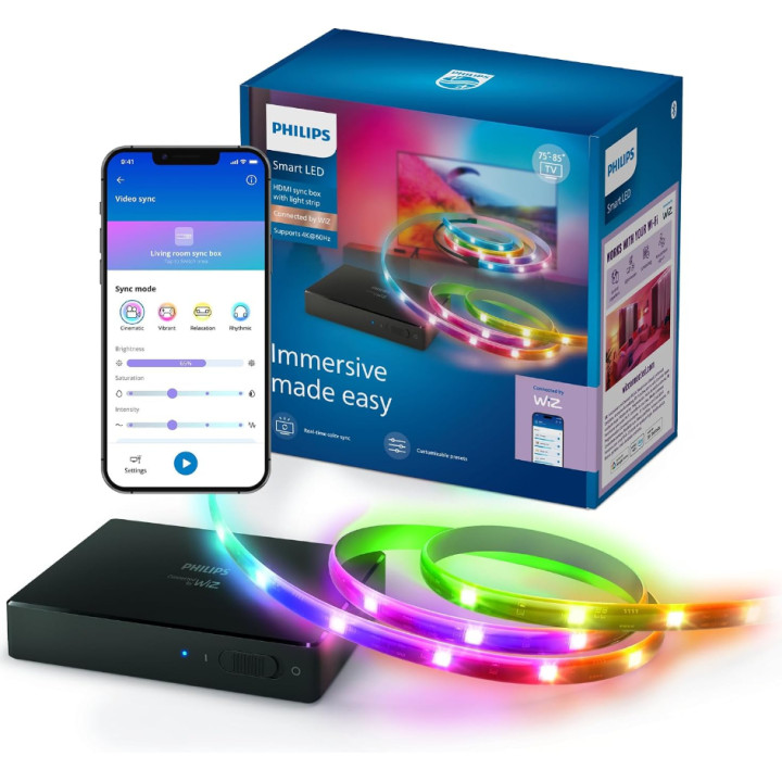Philips Smart Sync box 2.0 + tasma LED do TV 75''-85''