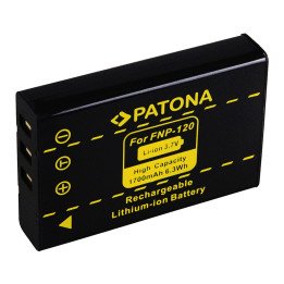 Patona PT1017 Fuji NP-120 1700mAh Li-Ion kameran akku
