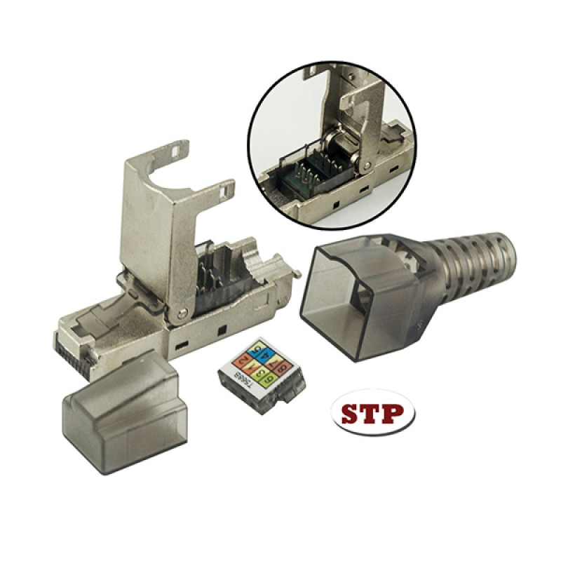 Techly 101911 Wtyk modularny RJ45 Cat6a