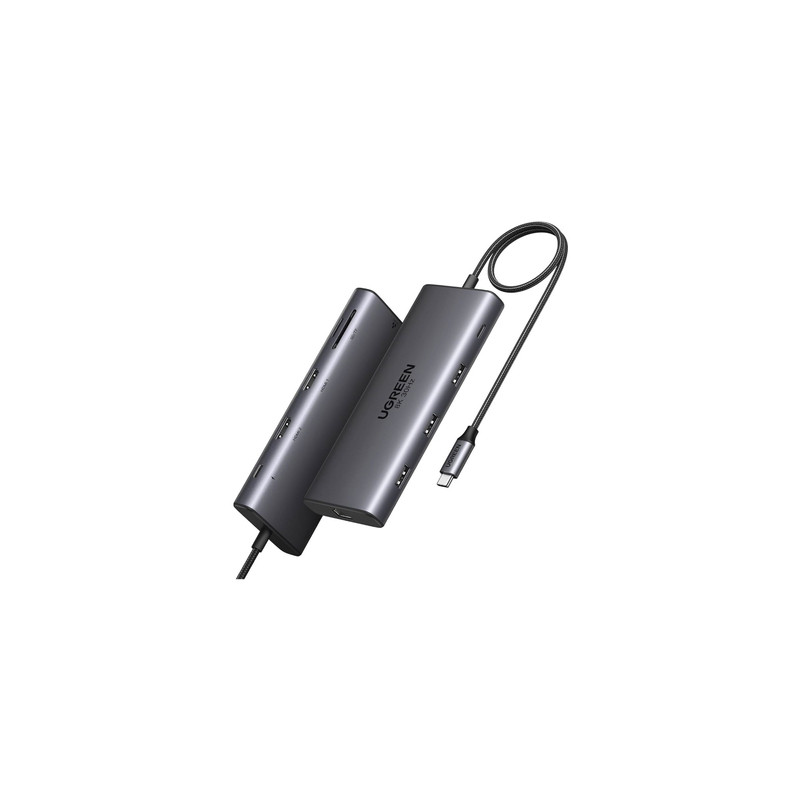Hub USB-C Ugreen CM639, 2x HDMI