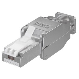 Techly 105889 Wtyk modulaarne RJ45 Cat6 1G beznarzędziowy, STP
