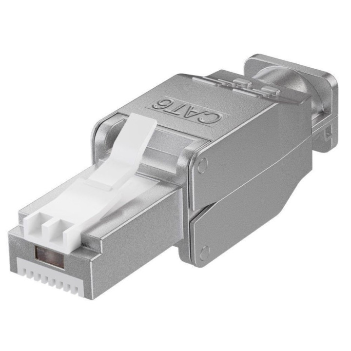 Techly 105889 Wtyk modularny RJ45 Cat6 1G beznarzędziowy, STP