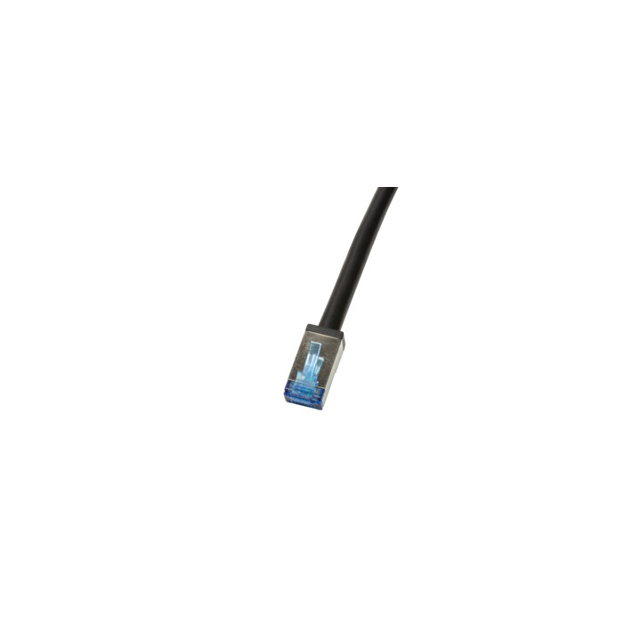 LogiLink kat.6a S/FTP 2,0 m czarny CQ7053S