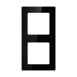 AVATTO N-TS10-Frame-B2 Double Switch Frame (Black)