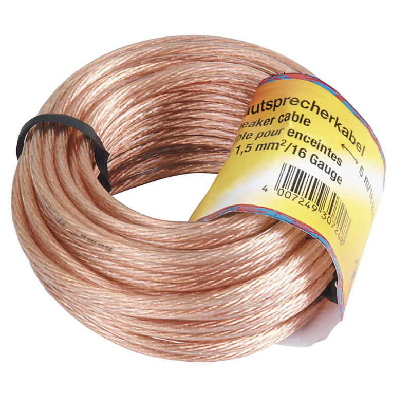 Skaļruņa kabelis, 2x1.55mm, 10m