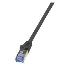 LogiLink kat.6a S/FTP 3.0m czarny CQ4063S