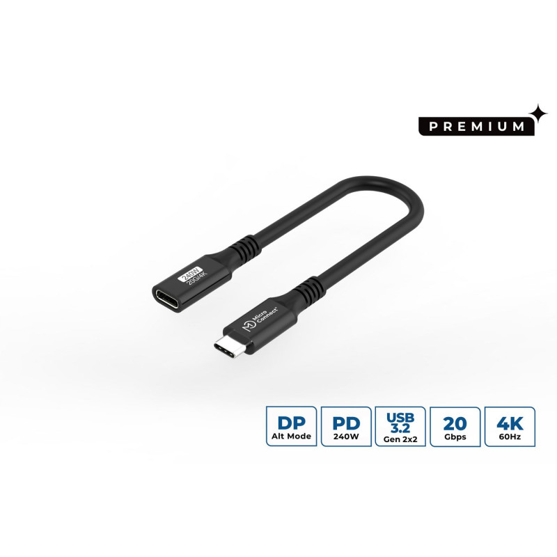 Premium USB-C kabeļa pagarinātājs