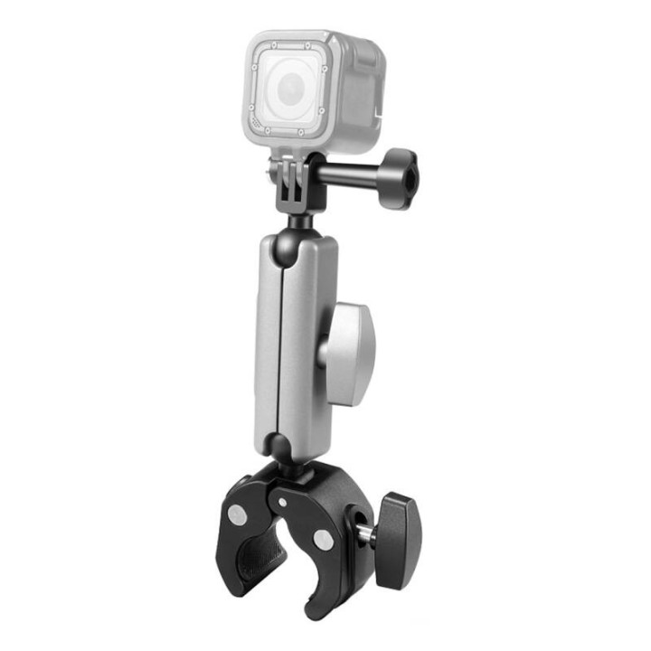 Крепление для мотоцикла PULUZ PU867B для спортивных камер (DJI, GoPro, Insta360) – Черный