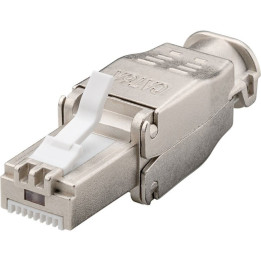Techly 105872 Wtyk modulaarne RJ45 Cat6a 10G beznarzędziowy, STP