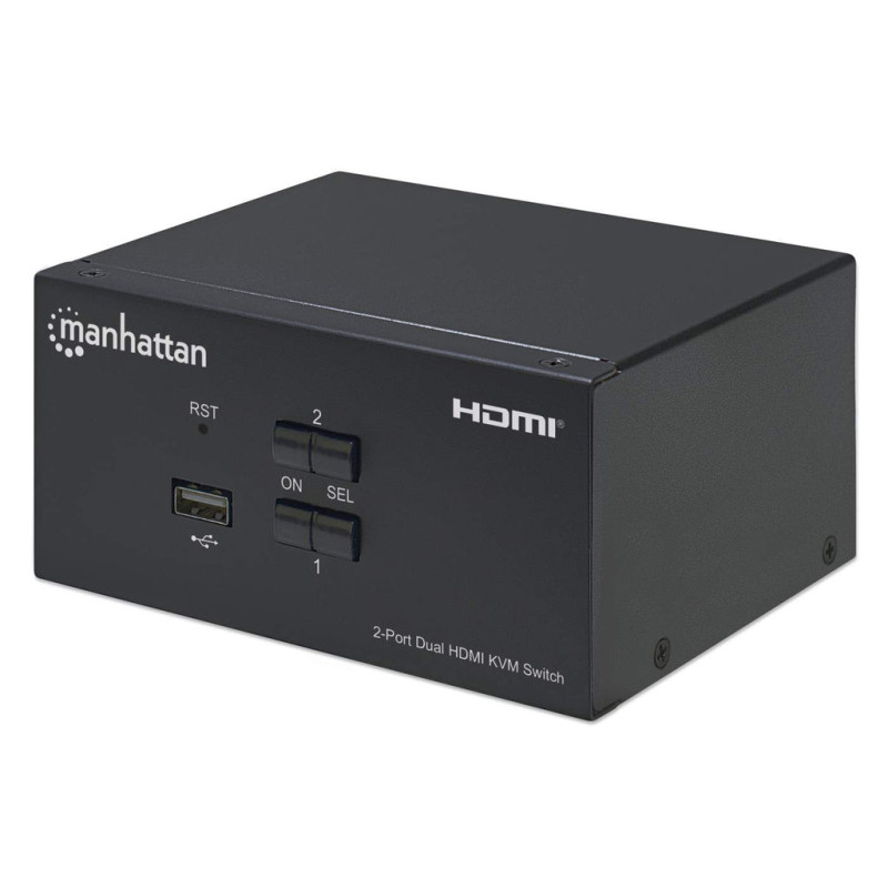 Manhattan Przełącznik KVM 2/1 HDMI, USB