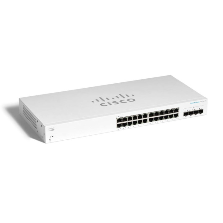 Cisco CBS220 SMART 24-ПОРТОВЫЙ GE 4X10G — Коммутатор — Коммутатор (CBS220-24T-4X-EU)