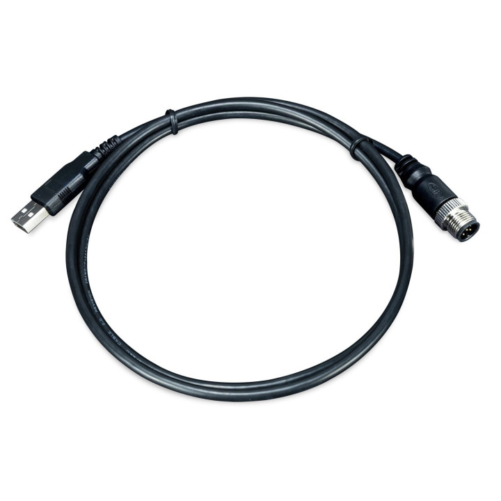 PLANET M12 A kodēts 5 kontaktu uzmavas uz A tipa USB kabelis, 1 metrs, ITS-5216 sērijas Ethernet slēdža tīkla kabelim, melns 39,