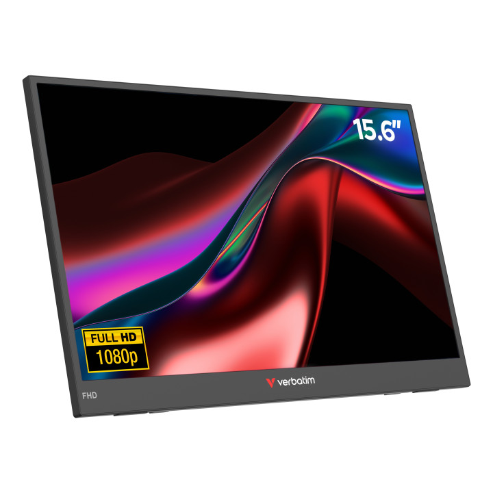 Monitor przenośny Verbatim LIGHT 15,6" FHD czarny 32401