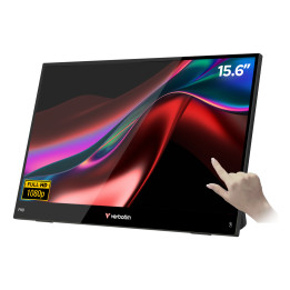 Monitor przenośny dotykowy VerbatimLIGHT 15,6" FHD czarny 32402