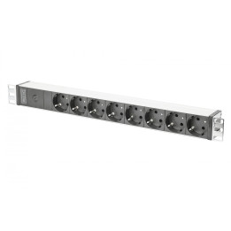 Digitus 1U PDU 8x CEE 7/7 Outlets 10A
