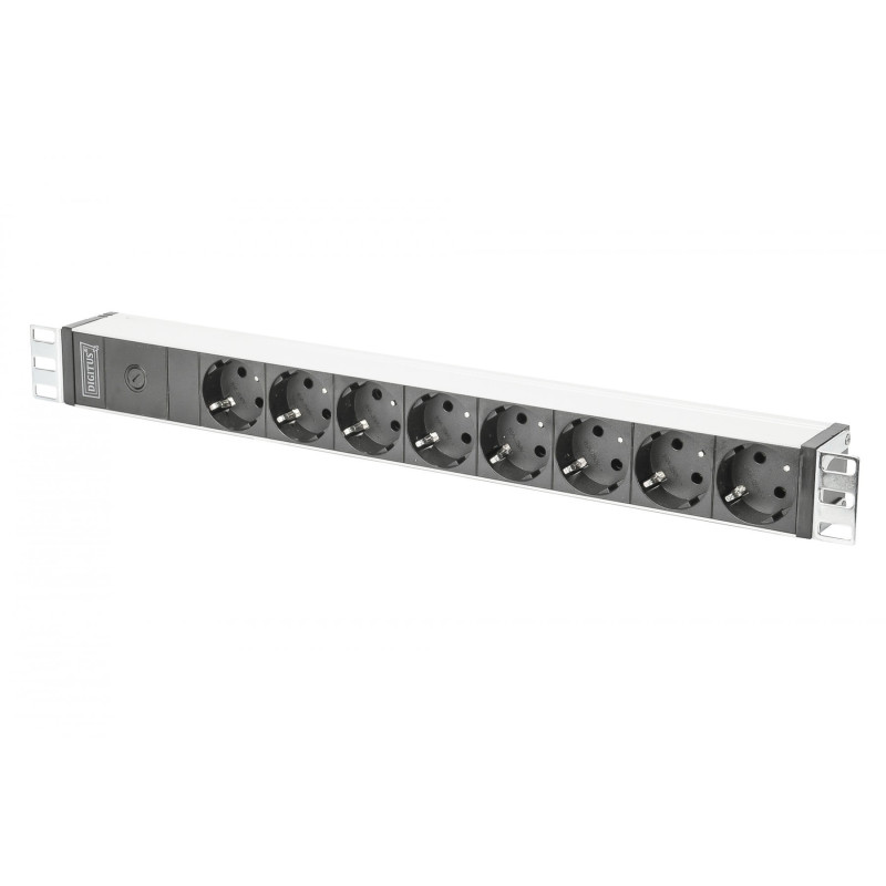 1U Aluminum PDU, rackmountable, 8x CEE