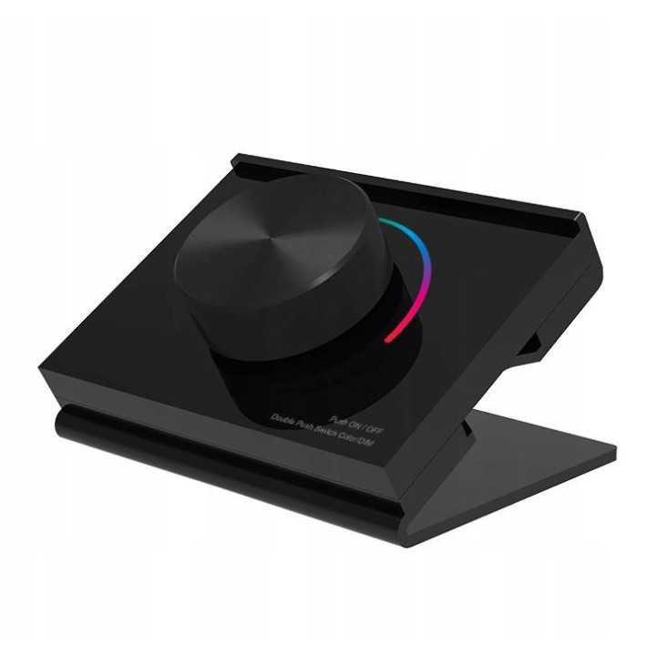 Tuya SD Series RGB DIM RF Desk Remote Controller Black PLD043