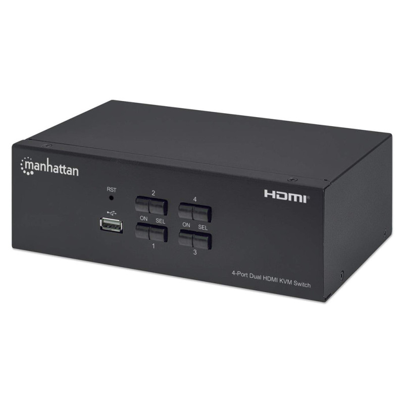 Manhattan Przełącznik KVM 4/1 HDMI, USB