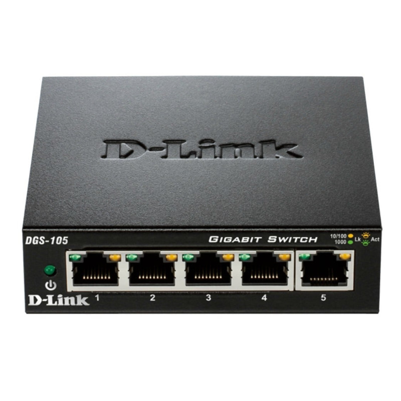 D-LINK DGS-105 5-PORT 10/100/1000 GIGABIT METAL