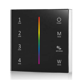 Tuya SD Series RF Remote Control Panel 4 Zones Black PLD042C