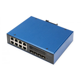 DIGITUS DN-651160 pramoninis 8+4SFP+ prievadas L3 valdomas gigabito eterneto jungiklis