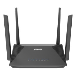 ASUS RT-AX52 Pro AX3000 bezvadu maršrutētājs Gigabit Ethernet Divjoslu (2,4 GHz / 5 GHz) Melns