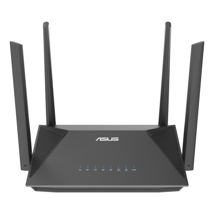 ASUS RT-AX52 Pro AX3000 bezvadu maršrutētājs Gigabit Ethernet Divjoslu (2,4 GHz / 5 GHz) Melns
