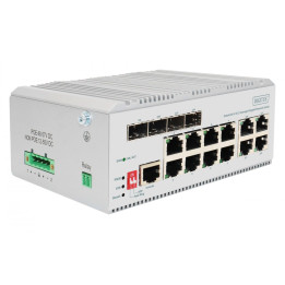 DIGITUS DN-651145 Pramoninis 8+4 L2 valdomas Gigabit Ethernet jungiklis, 8x RJ45, 4x SFP