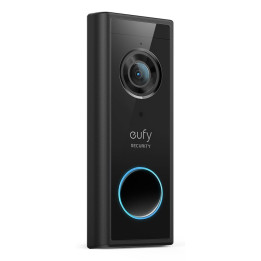 Eufy T82101W1 išmanusis vaizdo durų skambučio rinkinys juodas