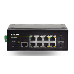 DCN Europe IS2100D-2GF8GT-P-R2 8x10/100/1000Base-T (RJ45) with PoE + 2x100/1000Base-X (SFP)