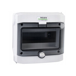 Pindpaigaldatav paigalduskarp, plastik, pinnapealne, IP65, 1 rida, 12 moodulit, 1000V DC