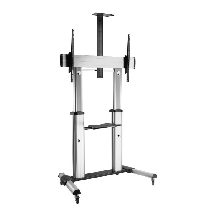 Techly 102734 LED/LCD/PDP, 60-100", 100kg, regulowany, półka AV