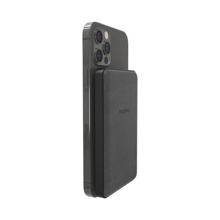 Mophie Snap+ Powerstation Juice Pack Mini - магнитный совместимый повербанк с MagSafe 5000мАч USB-C (черный)