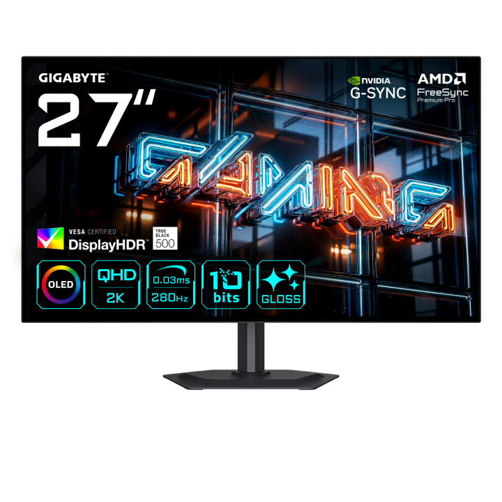 Гигабайт MO27Q28GR — 280 Гц | QHD | Тандем ВОЛЕД | 27 дюймов | USB-C PD18W