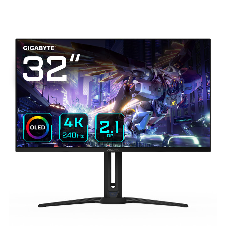Gigabaitas FO32U2P - 240Hz | 4K | 31,5" | QD OLED | 0,03 ms