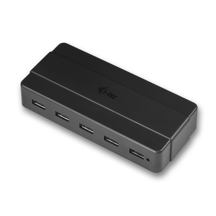 i-tec USB 3.0 Charging HUB 7 HUB Ładujący 7x USB z zasilaczem (2x prievadas ładujący Fast Charge BC 1.2)