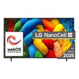 LG 75NANO80A3B 75" LED 4K webOS 60Hz 2025
